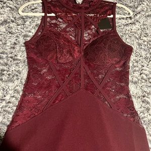 Maroon Bodycon